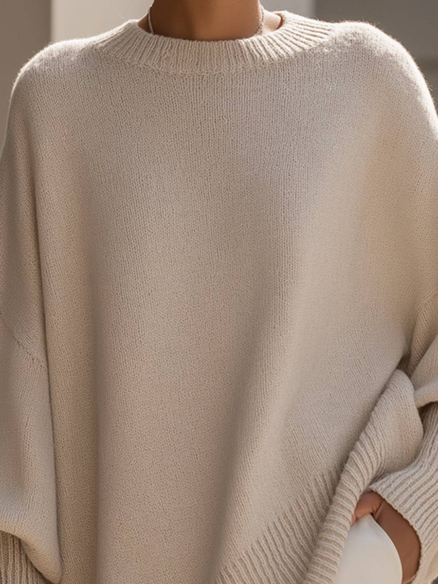 Emma & Rose Cape Town Callowyn™ elegant long sleeve sweater with a cozy knit design and classic fit.