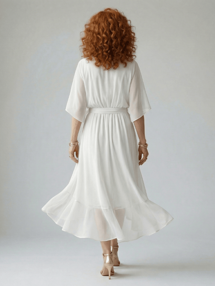 Elric™  |  Light Drape Midi Dress