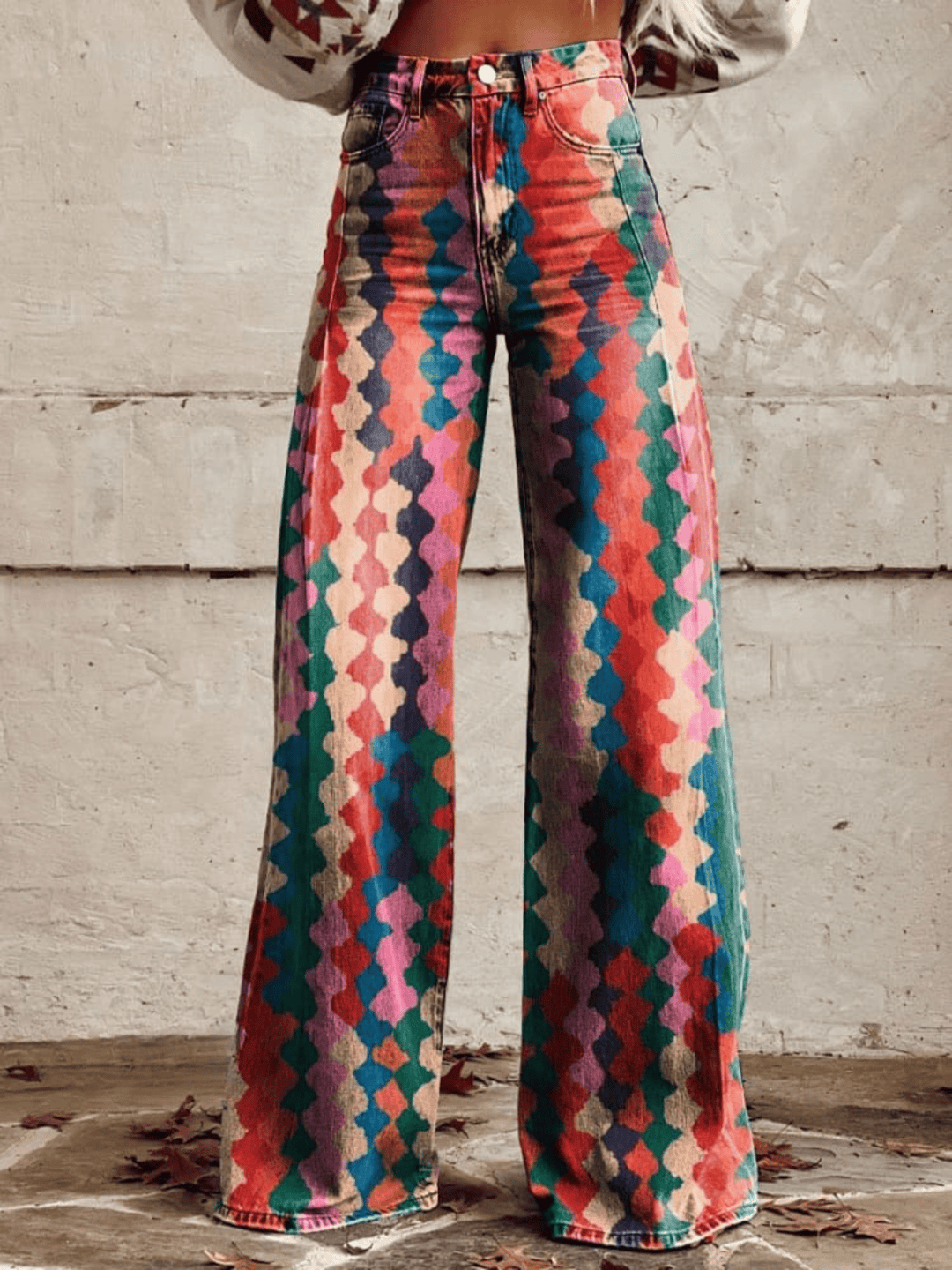 Emma & Rose Cape Town Amélie bohemian trousers featuring relaxed fit, flowy fabric, and stylish design perfect for casual wear.