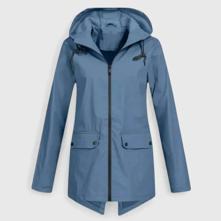 Vanyssiah™ Emma & Rose Cape Town comfortable jacket in soft fabric, shown on a hanger with a neutral background.