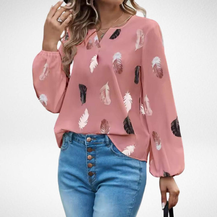 Emma & Rose Cape Town Nicole™ Confidence Fit Blouse in soft fabric, featuring a tailored fit and elegant design.