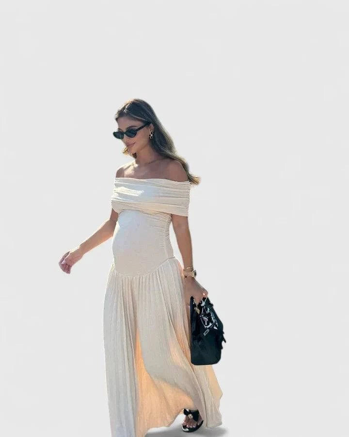 Emma & Rose Cape Town Orlissa™ comfortable maxi dress in soft fabric, flowing design with a relaxed fit and elegant neckline.