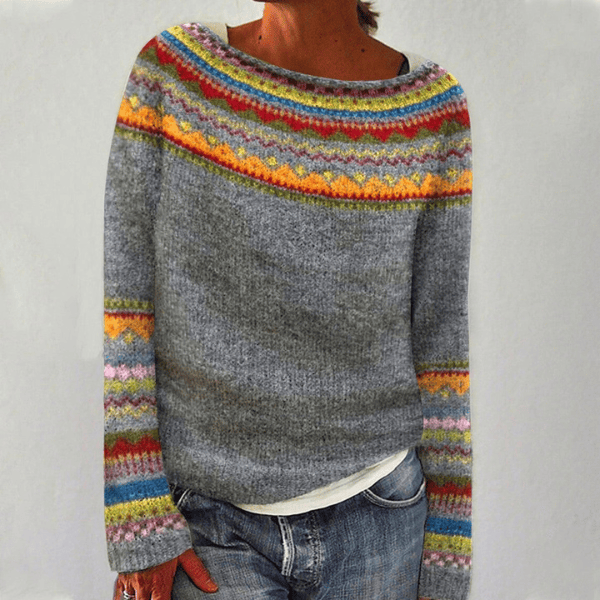 Emma & Rose Cape Town Mysa™ comfortable sweater in soft knit fabric, featuring a cozy, relaxed fit and stylish design.