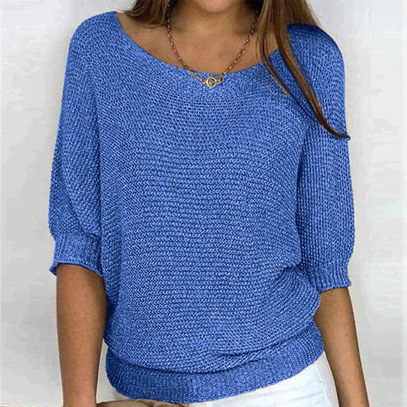 Emma & Rose Manhattan Fransien™ Soft Comfort Top in light fabric, featuring a relaxed fit and subtle detailing.