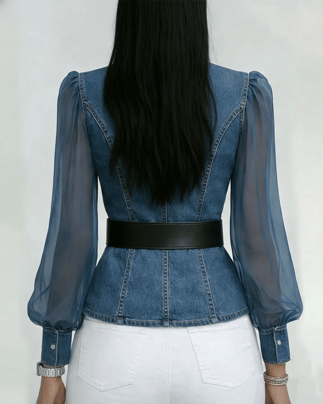 Alessia™ Emma & Rose Cape Town soft luxurious fabric top, featuring a relaxed fit and elegant design in a neutral color.