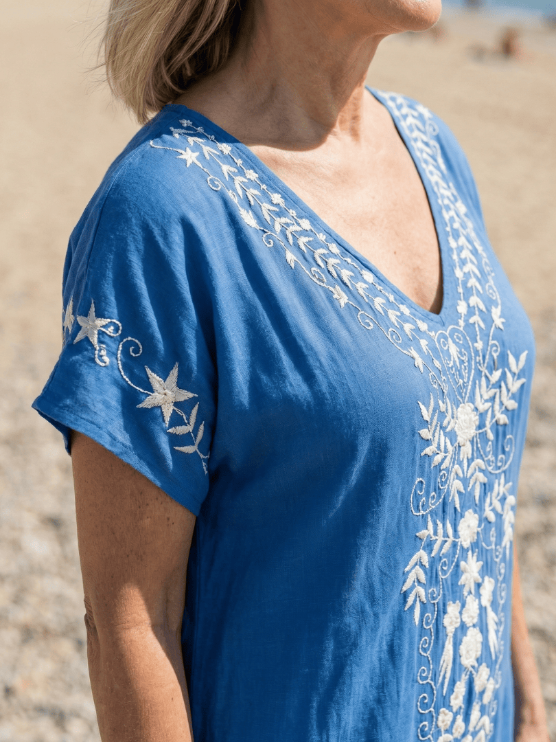 Elyra™  |  Light Drape Midi Dress