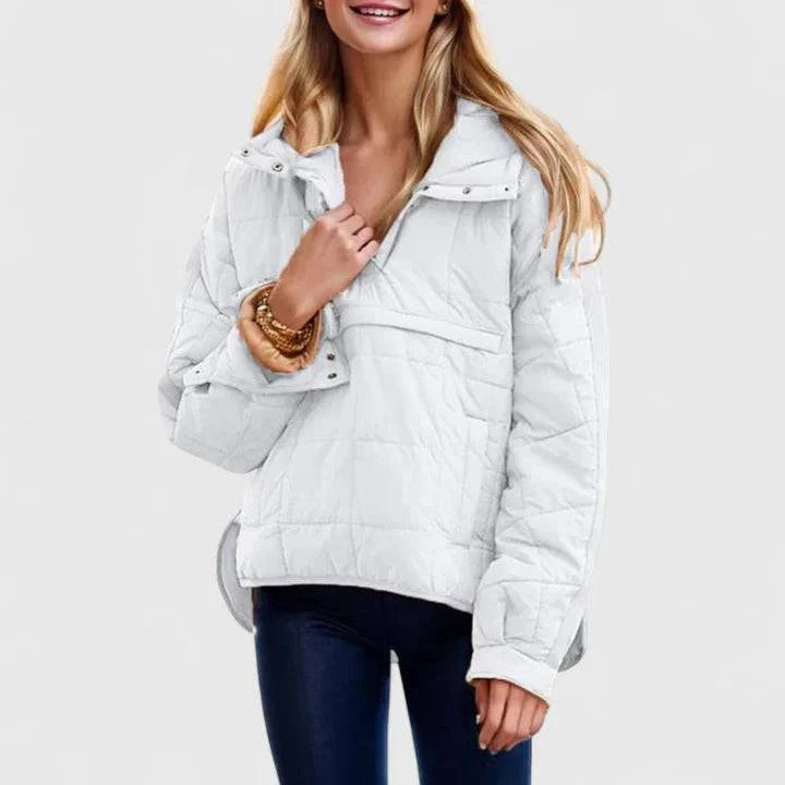 Ryleyann™ elegant jacket by Emma & Rose Cape Town featuring a tailored fit, stylish collar, and smooth fabric.
