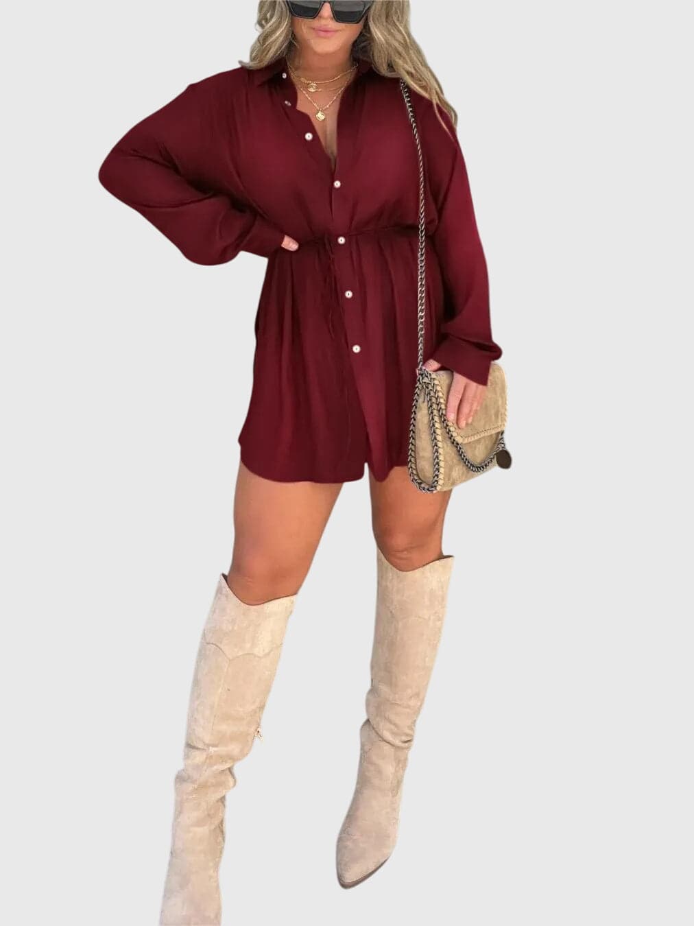 Elegant Nova™ romper dress by Emma & Rose Cape Town featuring a stylish, comfortable design perfect for casual or semi-formal wear.