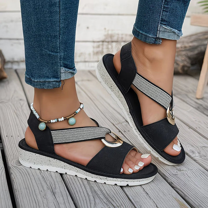 Emma & Rose Cape Town Marina comfortable and stable sandals with cushioned straps and durable soles on a neutral background.