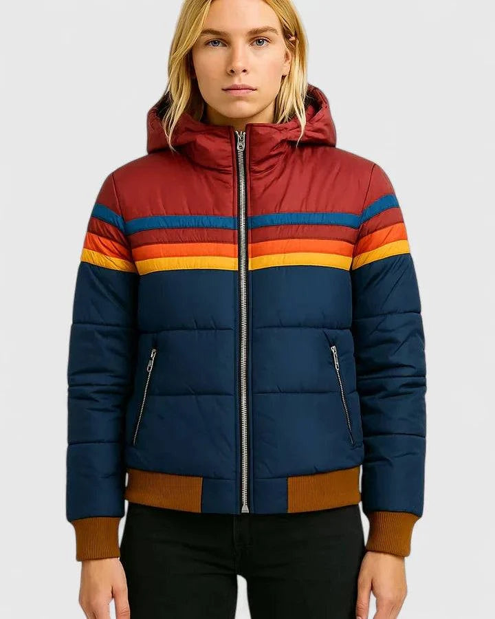 Emma & Rose Cape Town Alizhyanna™ sophisticated jacket with tailored fit and stylish design, displayed on a hanger against a neutral background.