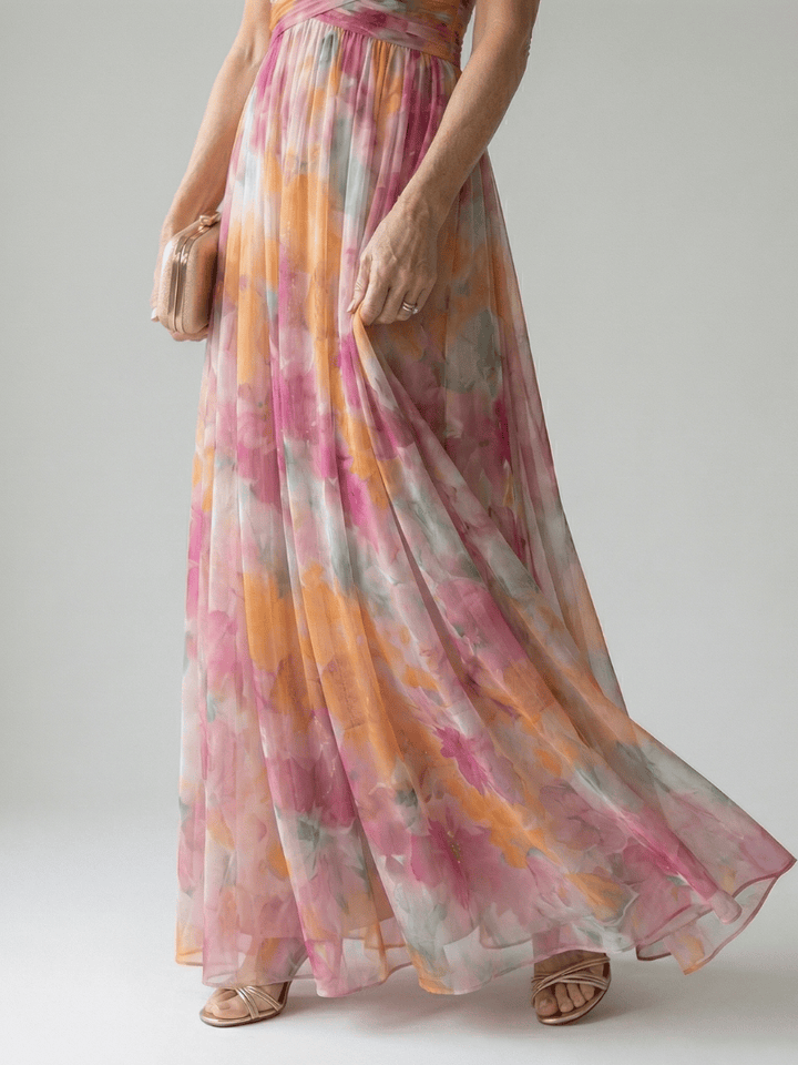 Isel™  |  Soft Wrap Maxi Dress