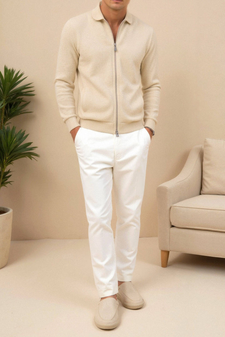 Emma & Rose collared track jacket — premium winter layer