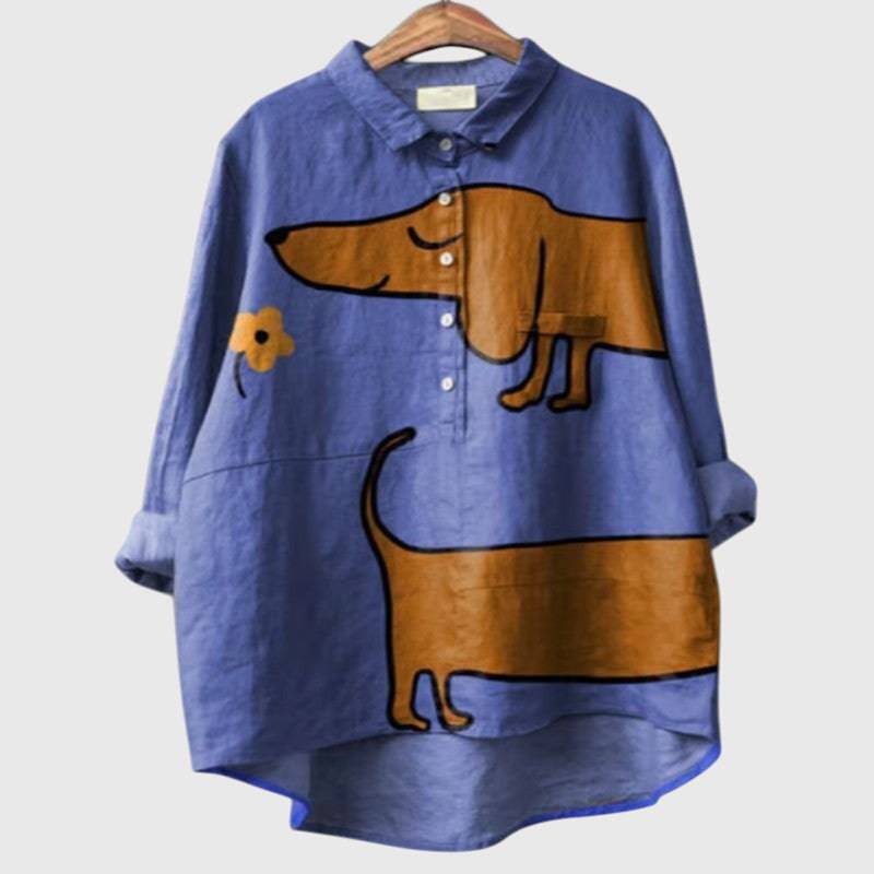 Emma & Rose Cape Town Asta™ blouse dog costume featuring a stylish blouse for small dogs, stylish and comfortable pet apparel.