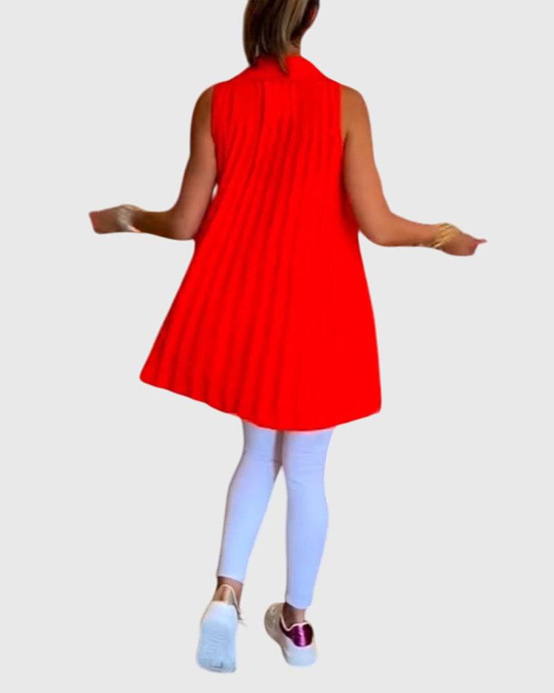 Lina™ sleeveless blouse by Emma & Rose Cape Town featuring a stylish, lightweight design perfect for casual or office wear.