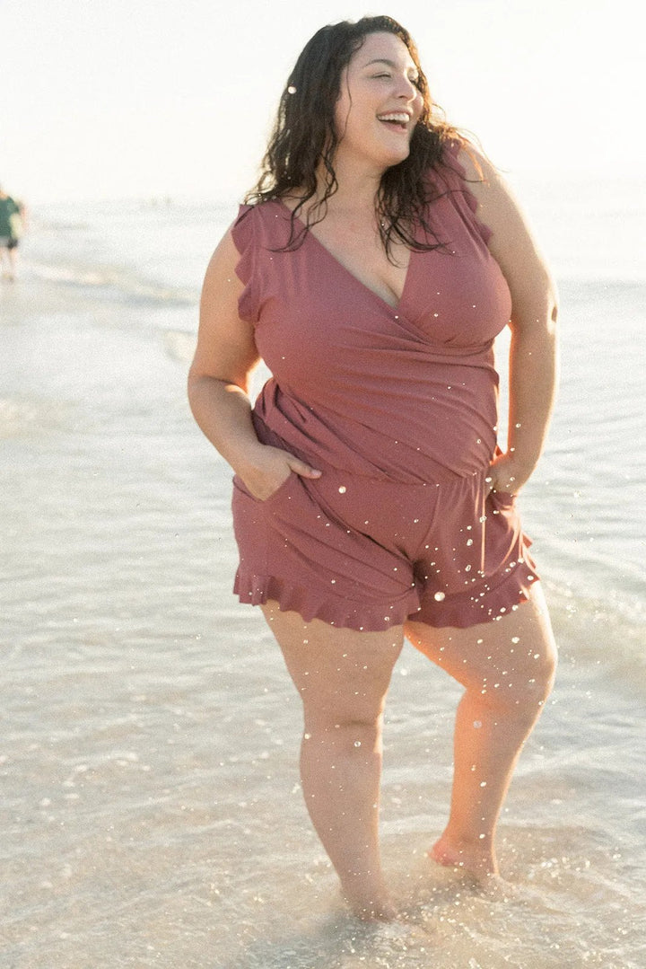 Reana™ – Ruffled Swimsuit with Bust Support
