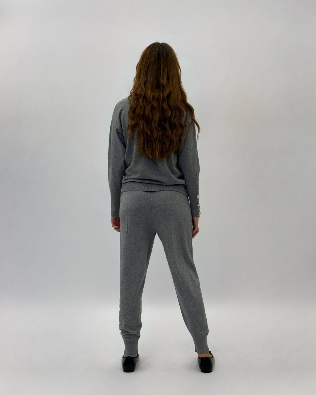 Emma & Rose Cape Town Bridget™ complete turtleneck jumper trousers in soft knit, featuring a cozy turtleneck and tailored fit.
