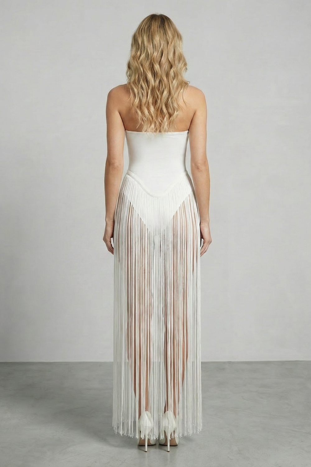 Brivelle – Fringe panel allure – Mini dress