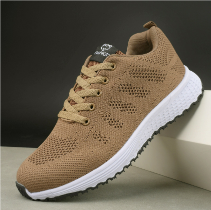 Comfortable Ladies' Sneakers with Breathable Design