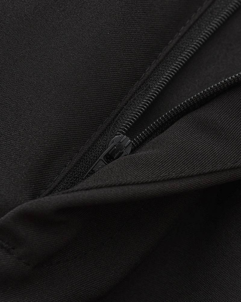 Emma & Rose Manhattan Cole Paris High Waist Pantalon, black tailored high-waist trousers with a sleek fit and front pockets.