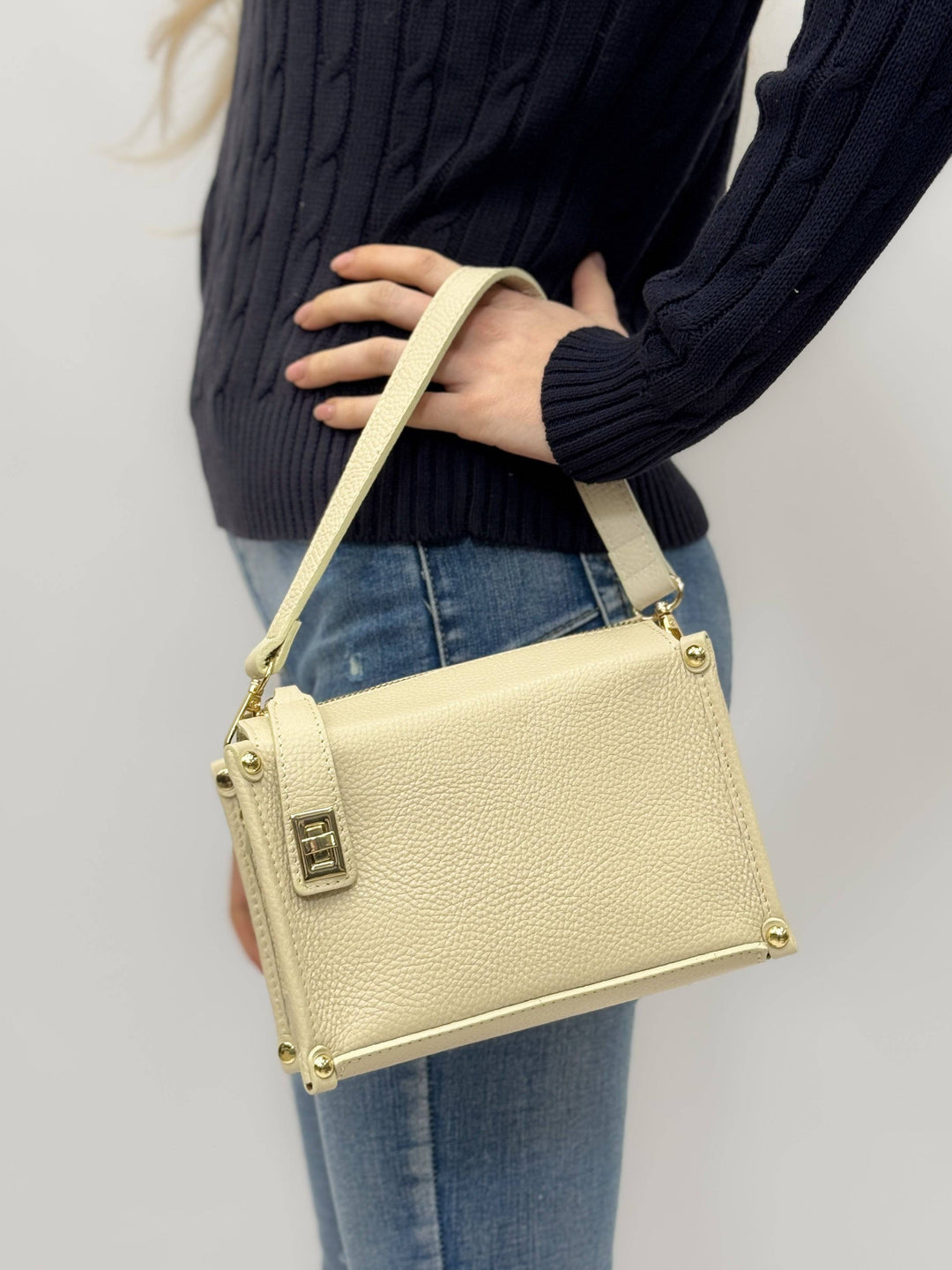 Genuine Italy Elena Bag from Emma & Rose Cape Town, Jolien™ borse collection, featuring stylish leather design and elegant craftsmanship.