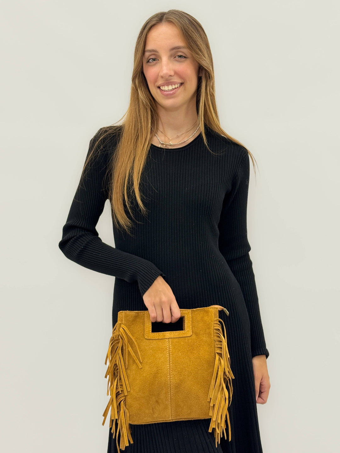 Elegant Emma & Rose Cape Town Elke™ soft luxurious fabric bag with stylish design and high-quality craftsmanship from Italy.