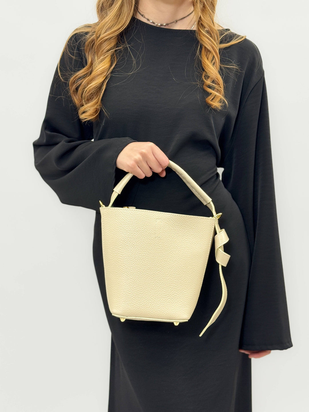 Elegant Bianca™ women's bag by Emma & Rose Cape Town, featuring soft luxurious fabrics and stylish Italian design.