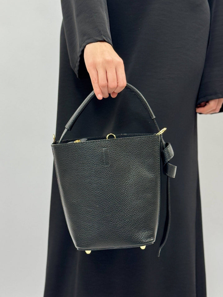 Emma & Rose Cape Town Bianca™ women's soft fabric bag with elegant design, showcasing luxurious textures and craftsmanship in Italy.