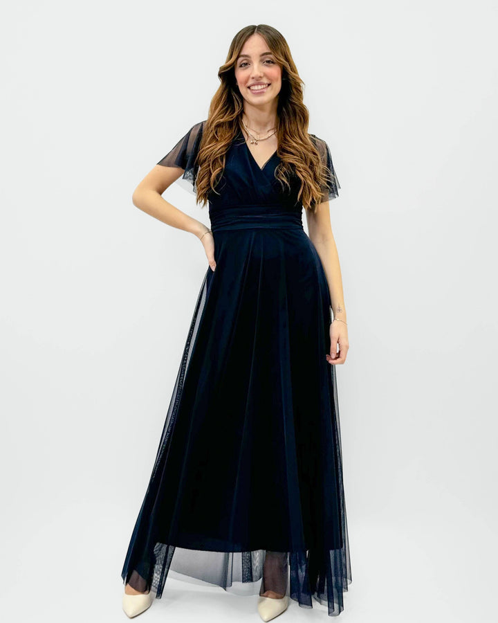 Winnie™ Delia Dress by Emma & Rose Cape Town, stylish abiti with elegant design and soft fabric, shown on a hanger.