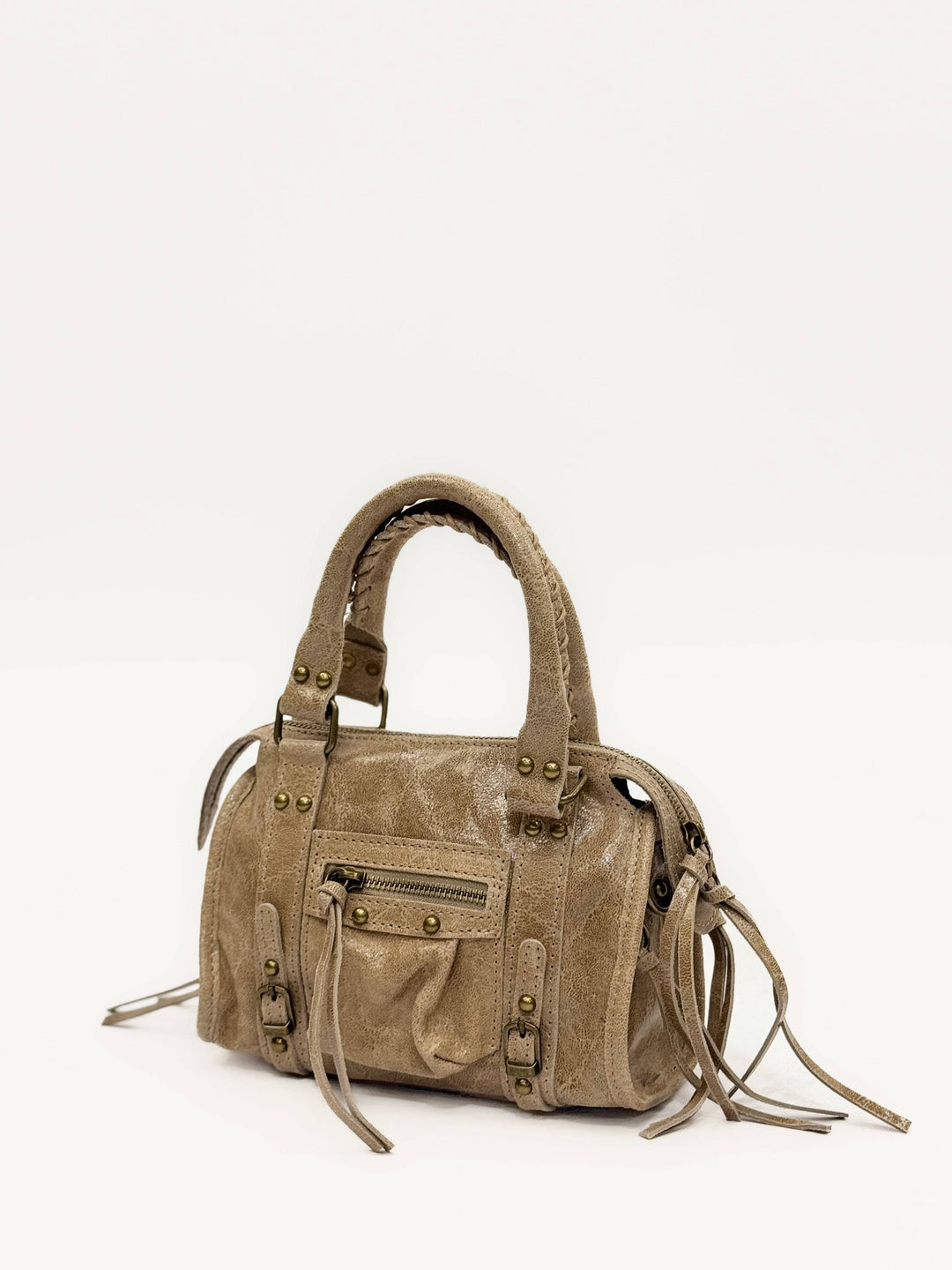 Daniëlle™ Emma & Rose Cape Town soft luxurious fabric borsa with elegant design, showcasing high-quality Italian craftsmanship.