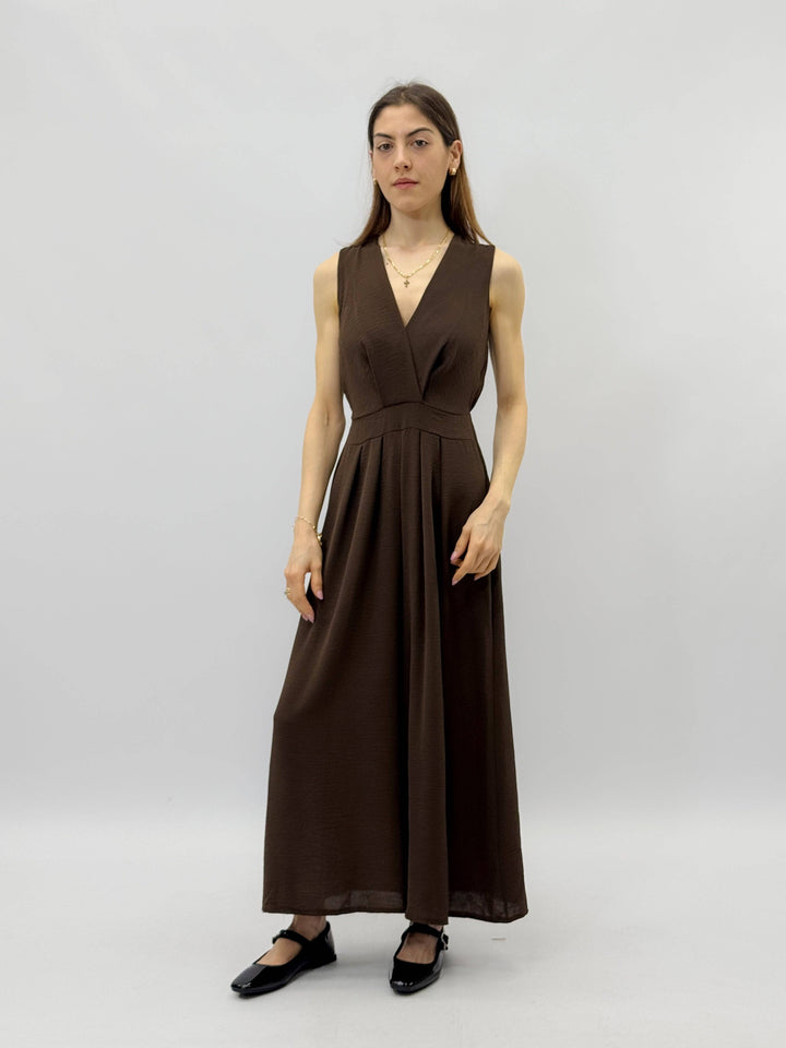 Lightweight™ wide-leg jumpsuit by Emma & Rose Cape Town, featuring a flowing fit and stylish design in natural fabric.