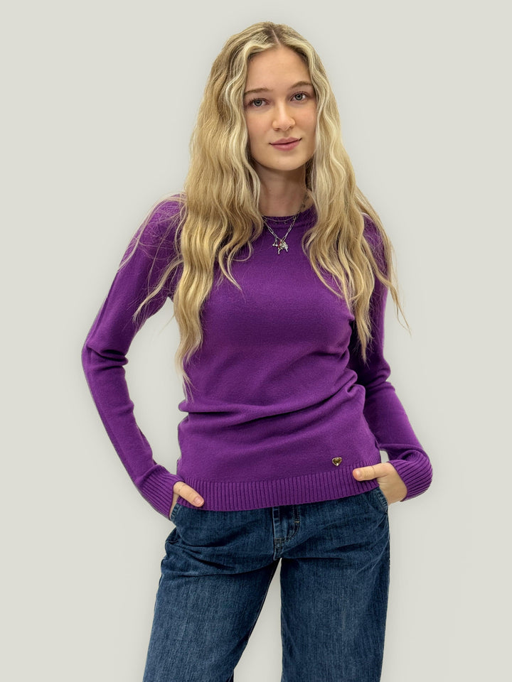 Emma & Rose soft crew neck knit jumper — women's knitwear