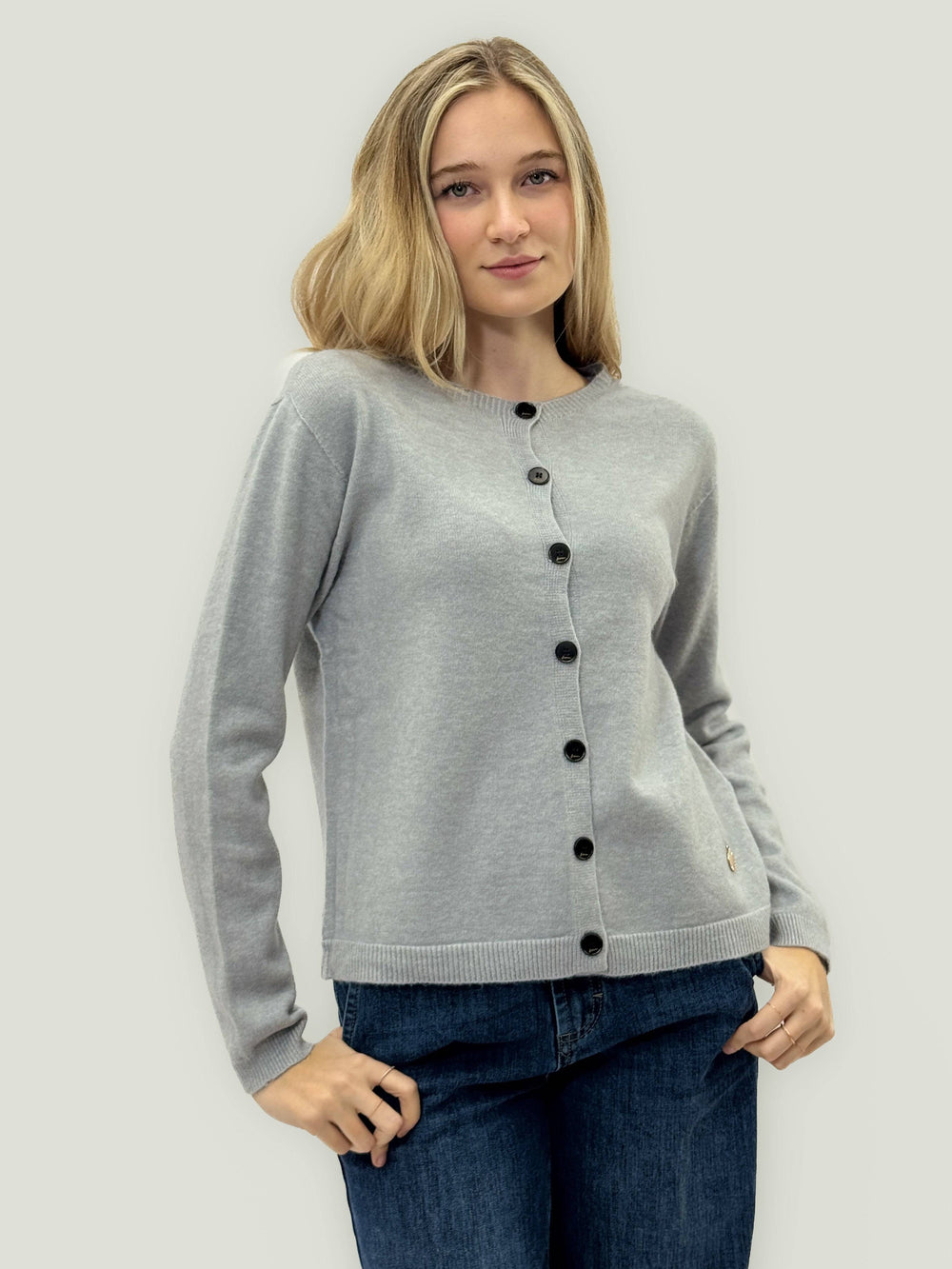 Emma & Rose Charlize™ cardigan in soft, luxurious fabrics, featuring a comfortable, stylish design for cozy wear.