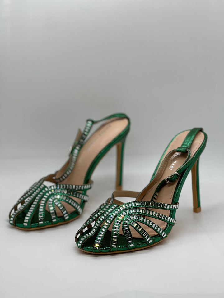 Emma & Rose Cape Town Stacy™ heeled sandals with strappy design and moderate heels, perfect for stylish summer outfits.