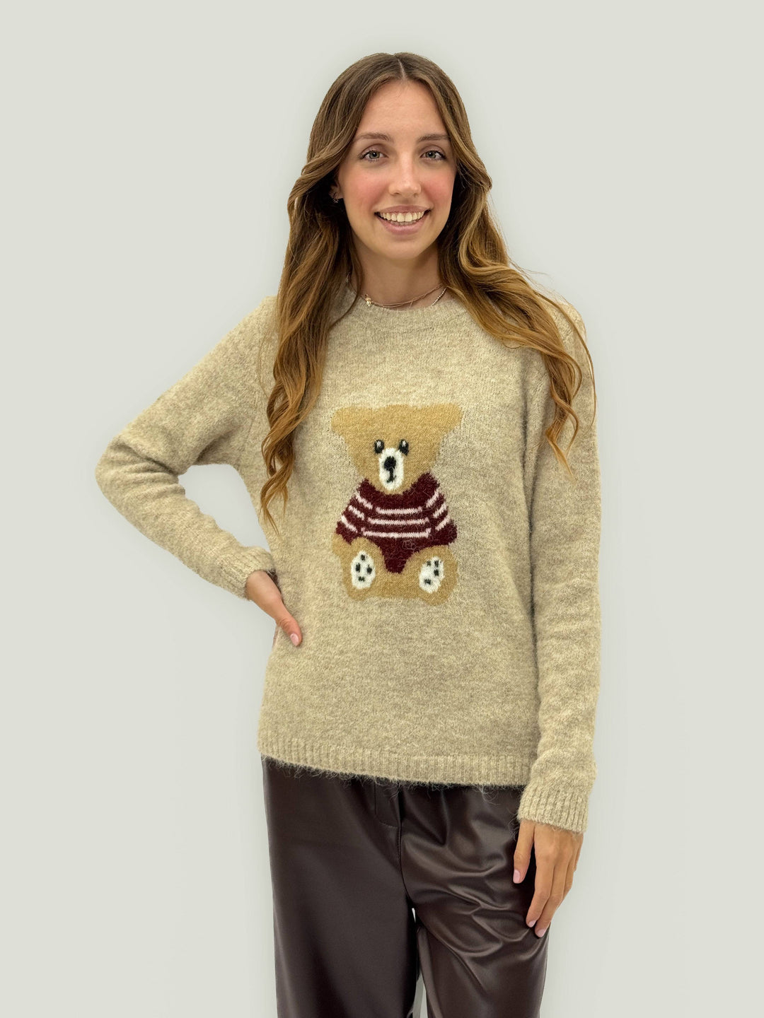 Emma & Rose wool blend knit sweater — women's knitwear
