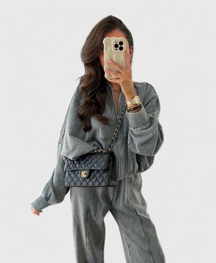 Olyverrah™ comfortable sweater trousers outfit set by Emma & Rose Cape Town, featuring cozy sweater and matching trousers.