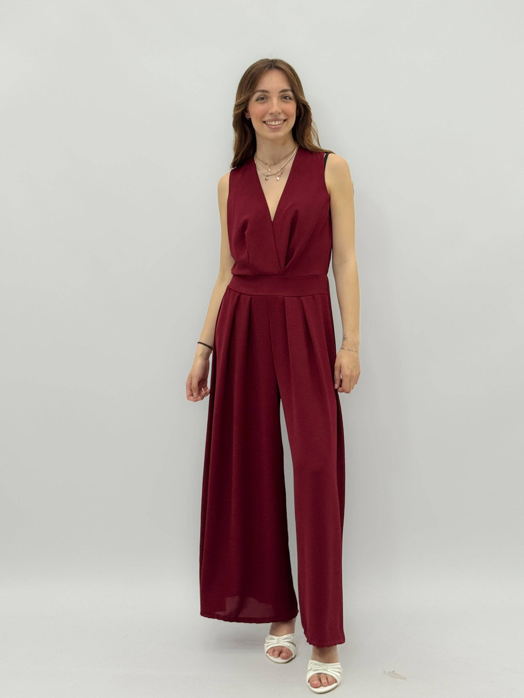 Lightweight™ wide-leg jumpsuit by Emma & Rose Cape Town, featuring a relaxed fit and stylish design, shown in the image.
