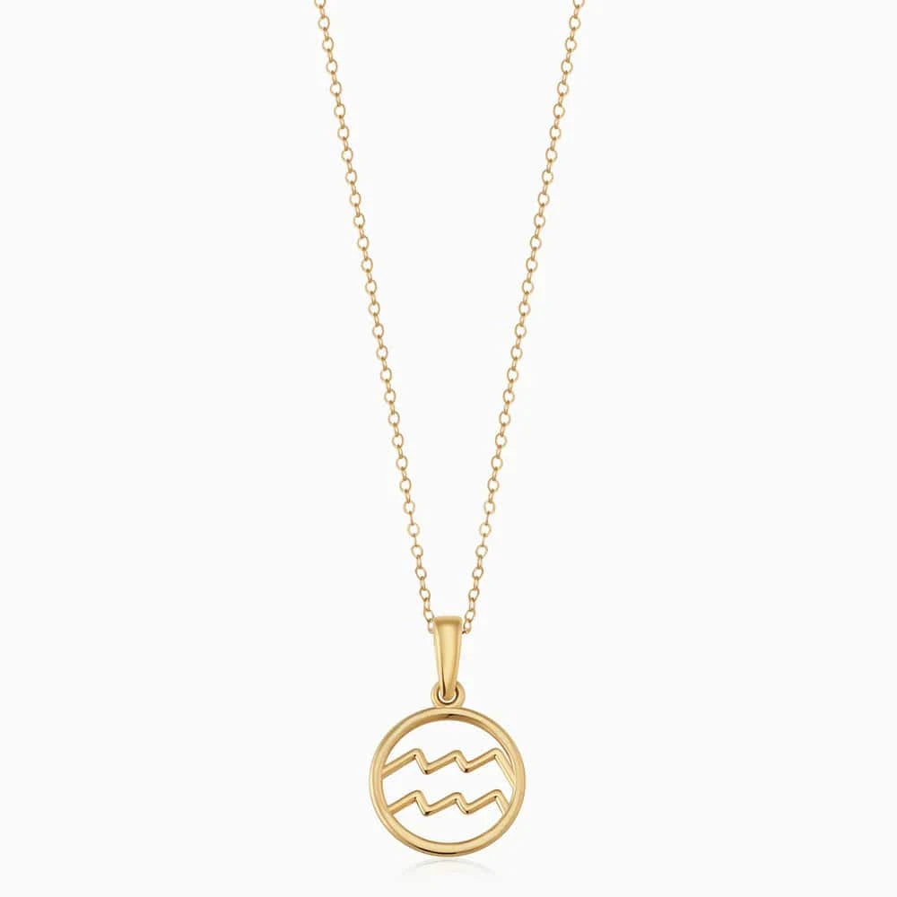 Rosalyette™ zodiac sign necklace by Emma & Rose Cape Town featuring a delicate pendant on a fine chain.