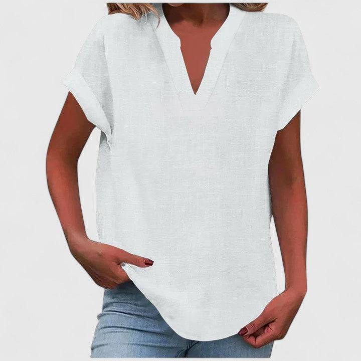 Xavinah™  |  Comfortable V-neck Blouse