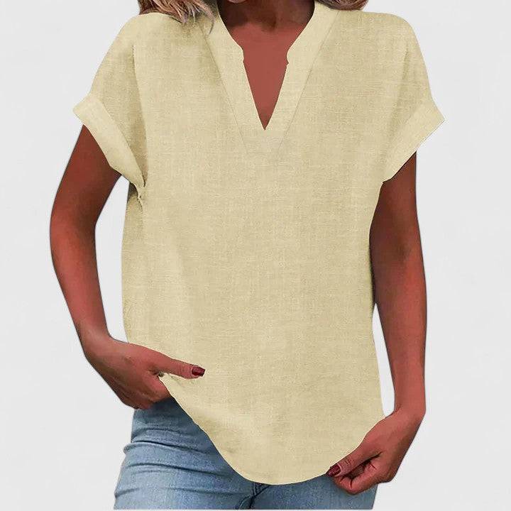 Xavinah™  |  Comfortable V-neck Blouse