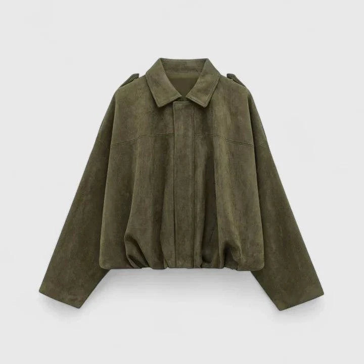 Emma & Rose Cape Town Chrystiah™ comfortable jacket in soft fabric, featuring a relaxed fit and stylish design.