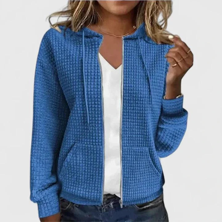 Elegant Elyssiah™ jacket by Emma & Rose Cape Town featuring a stylish, tailored design with sophisticated details.