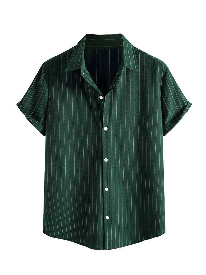 Emma & Rose Manhattan Jurgen™ short sleeve shirt in lightweight fabric, featuring a classic collar and button front design.