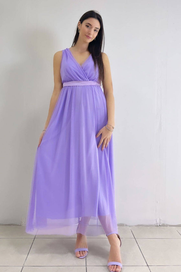 Karina™ Ariel Dress by Emma & Rose Cape Town, elegant abiti with flowing fabric and intricate detailing, worn for special occasions.
