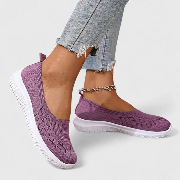 Odara™ orthopedic slip-on shoes by Emma & Rose Cape Town, beige slip-ons with supportive design and comfortable fit.