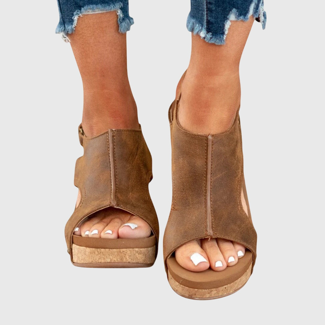 Bella | Dames Orthopedische Platform Sandalen