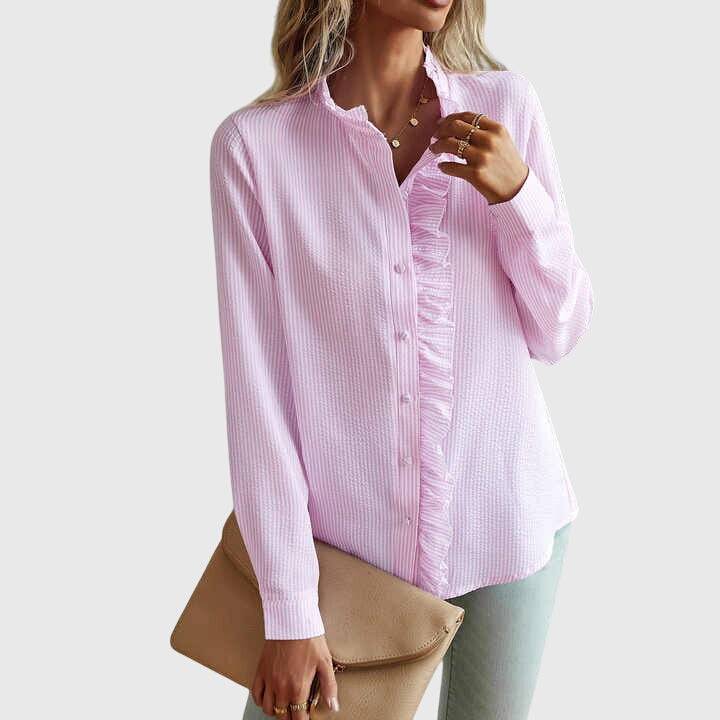 Kaitlyn™ elegant blouse by Emma & Rose Cape Town, featuring a stylish design with soft fabric and a flattering fit.