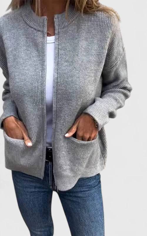 Anzhelynn™ Emma & Rose Cape Town comfortable jacket, shown in a stylish design with a cozy fit, perfect for casual wear.