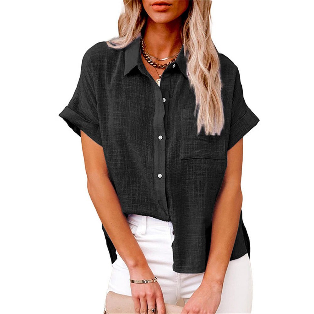 Alma | Women's Lightweight Short-Sleeved Shirt with Breast Pocket