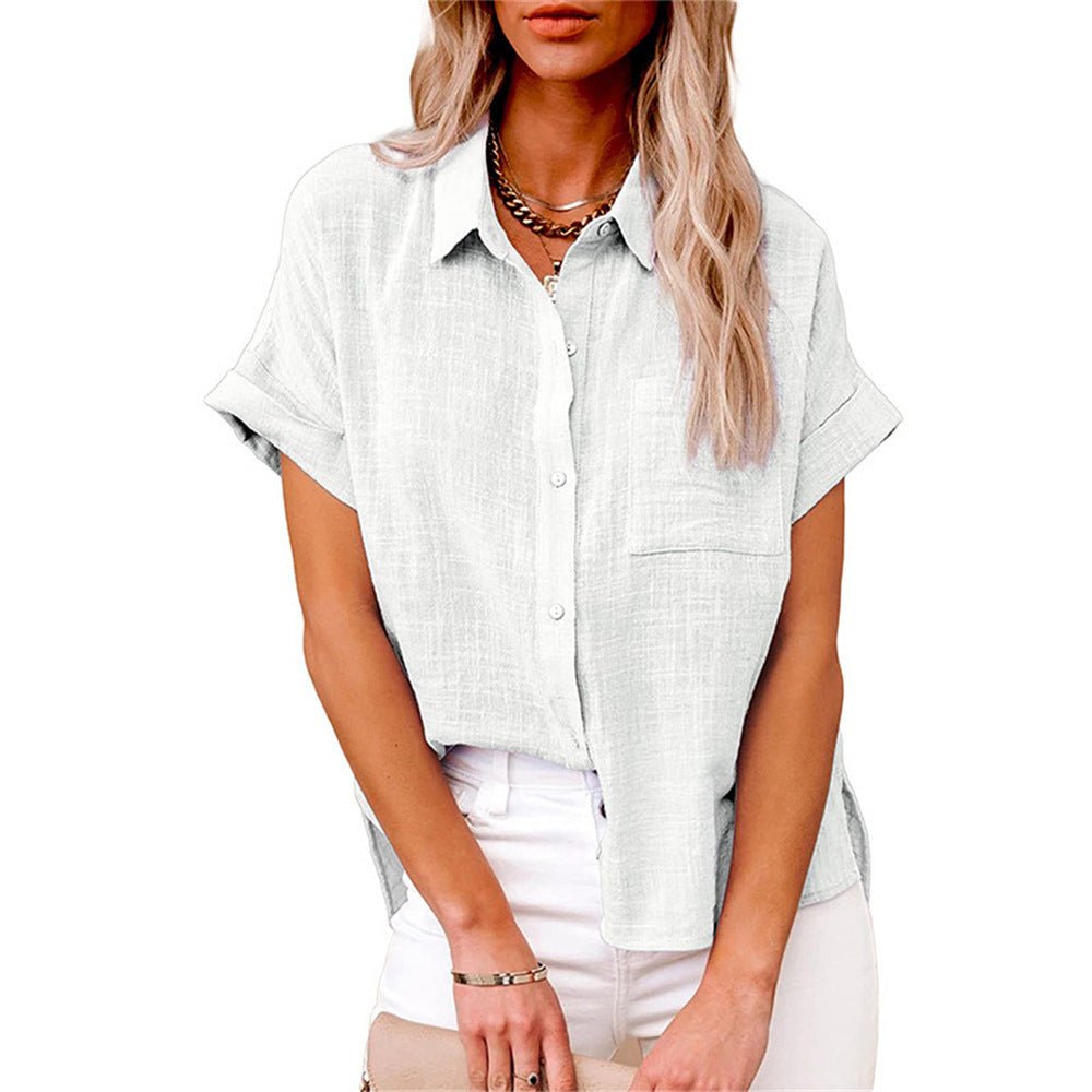 Alma | Women's Lightweight Short-Sleeved Shirt with Breast Pocket