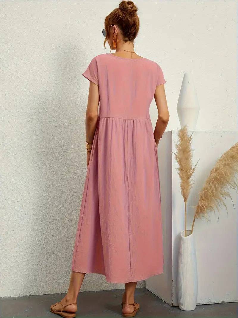 Emma & Rose Manhattan Elisa™ dress pocket showing detailed fabric and stitching on a neutral background